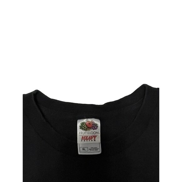 Y2K Geek Squad Fruit Of The Loom Heavy Cotton Mens XL Uniform Black T-Shirt Tee - Picture 2 of 8
